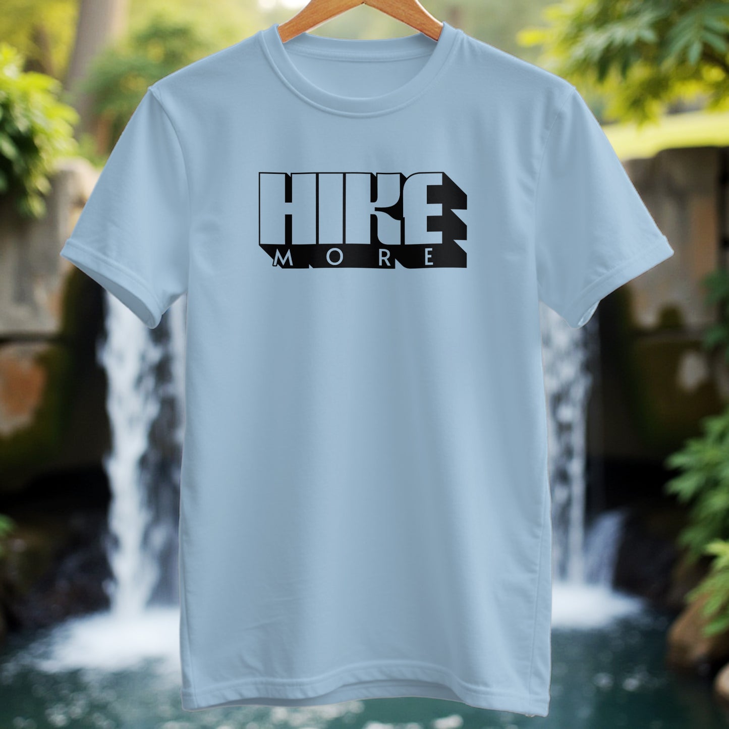 Hike More Modern Typography T-shirt - Trailblaze Shirts