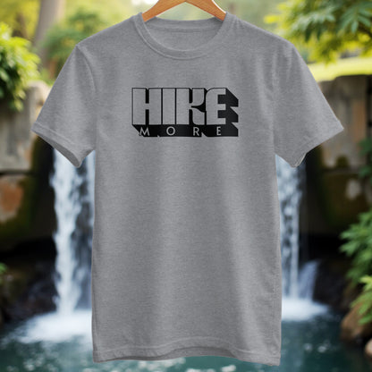 Hike More Modern Typography T-shirt - Trailblaze Shirts
