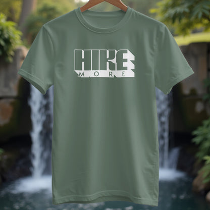 Hike More Modern Typography T-shirt - Trailblaze Shirts