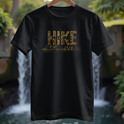 Hike More Golden Dotted T-Shirt - Trailblaze Shirts