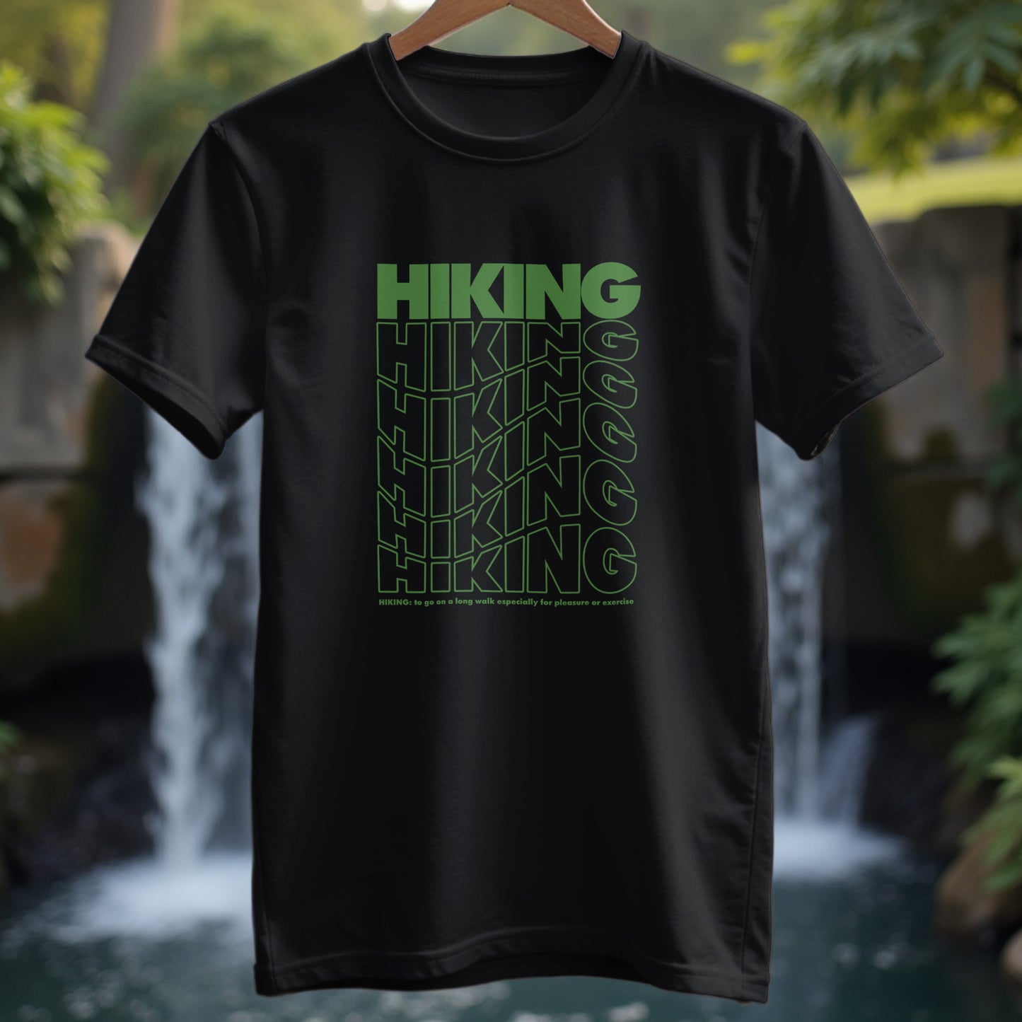 HIKING TypographyT-shirts - Trailblaze Shirts