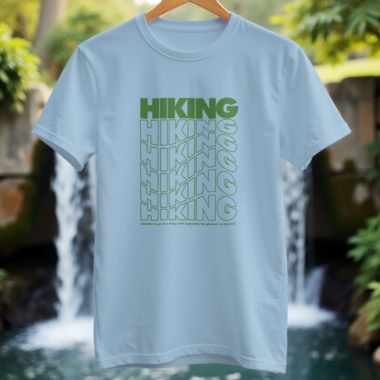 HIKING TypographyT-shirts - Trailblaze Shirts