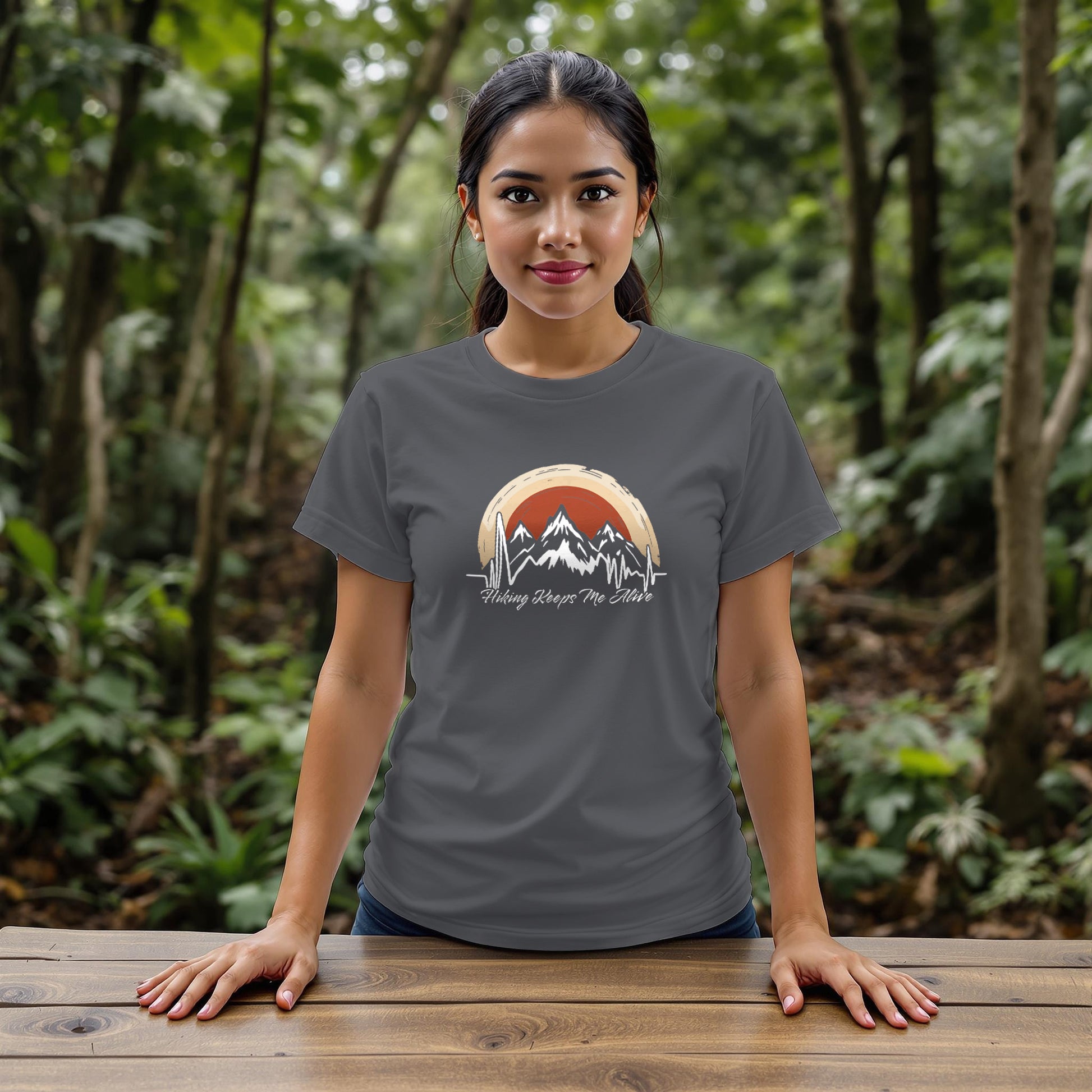 Hiking Keeps Me Alive T-Shirt - Trailblaze Shirts