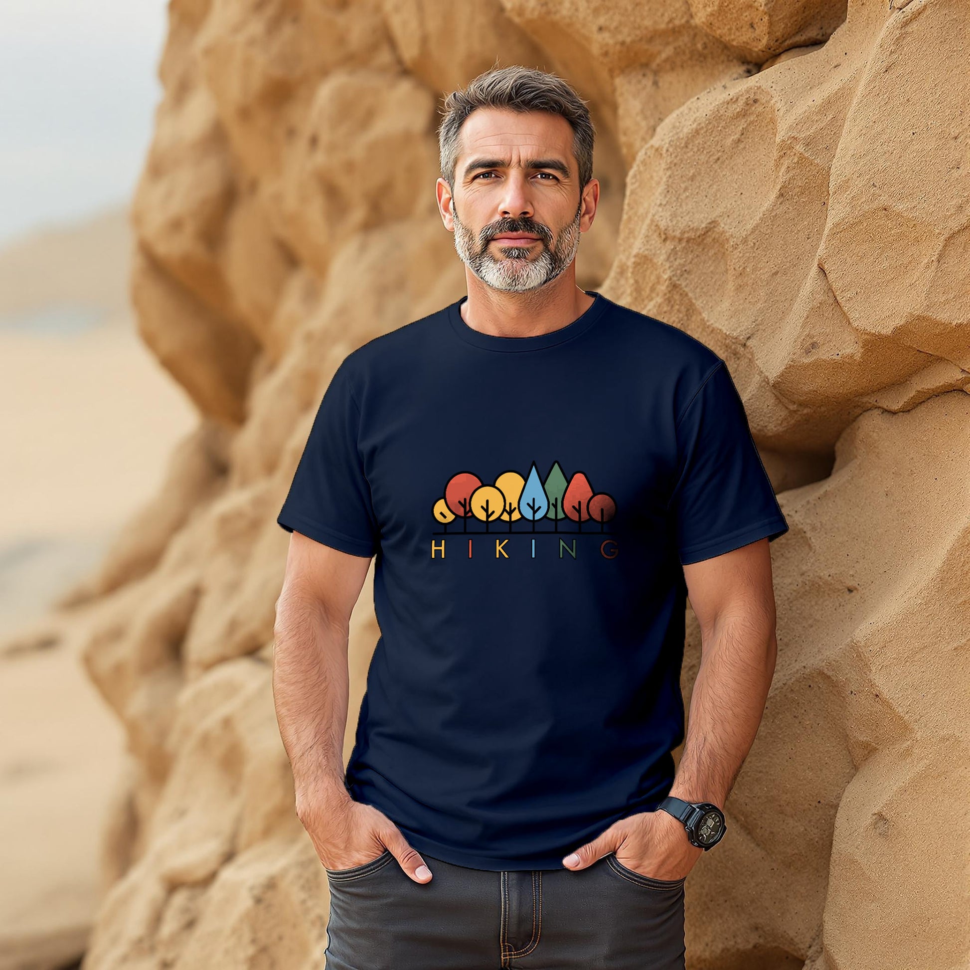 Hiking Trees Graphic T-Shirt - Trailblaze Shirts