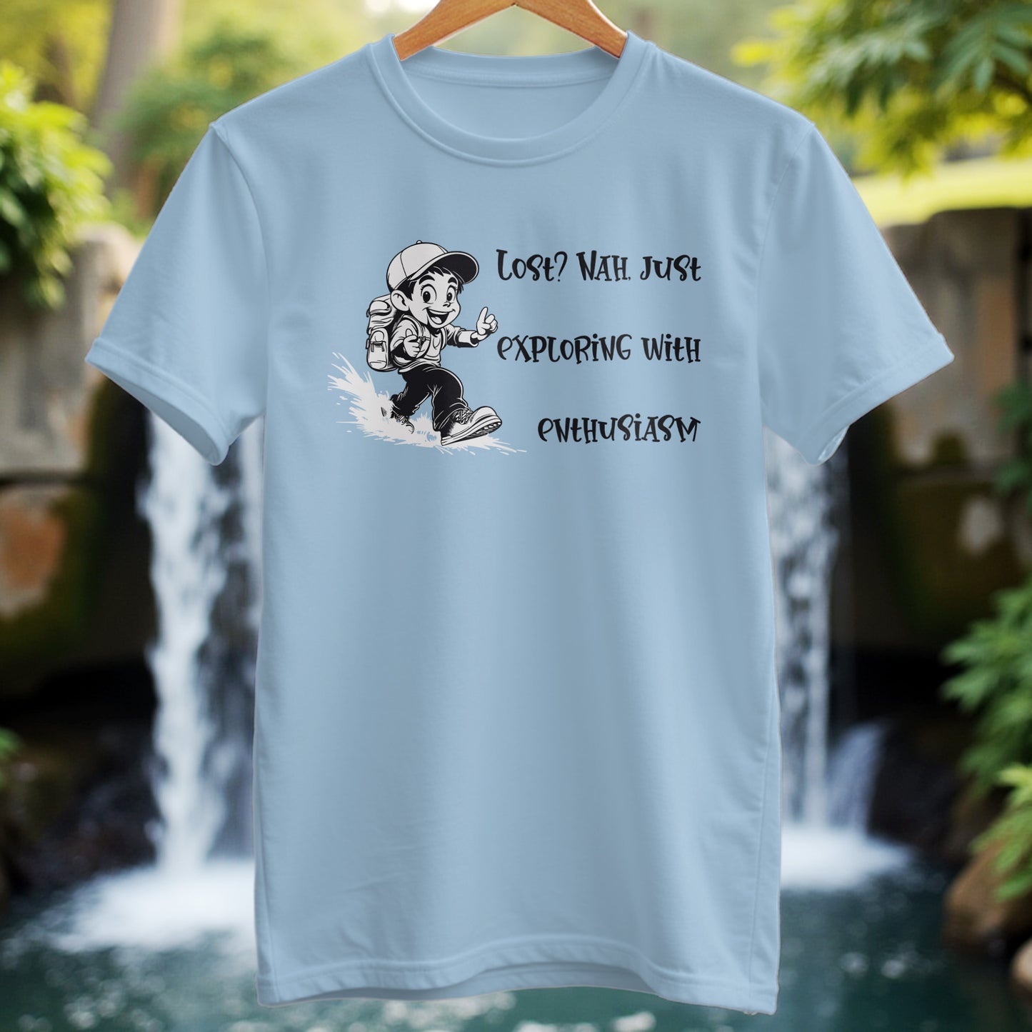 Explore With Enthusiasm T-shirt - Trailblaze Shirts