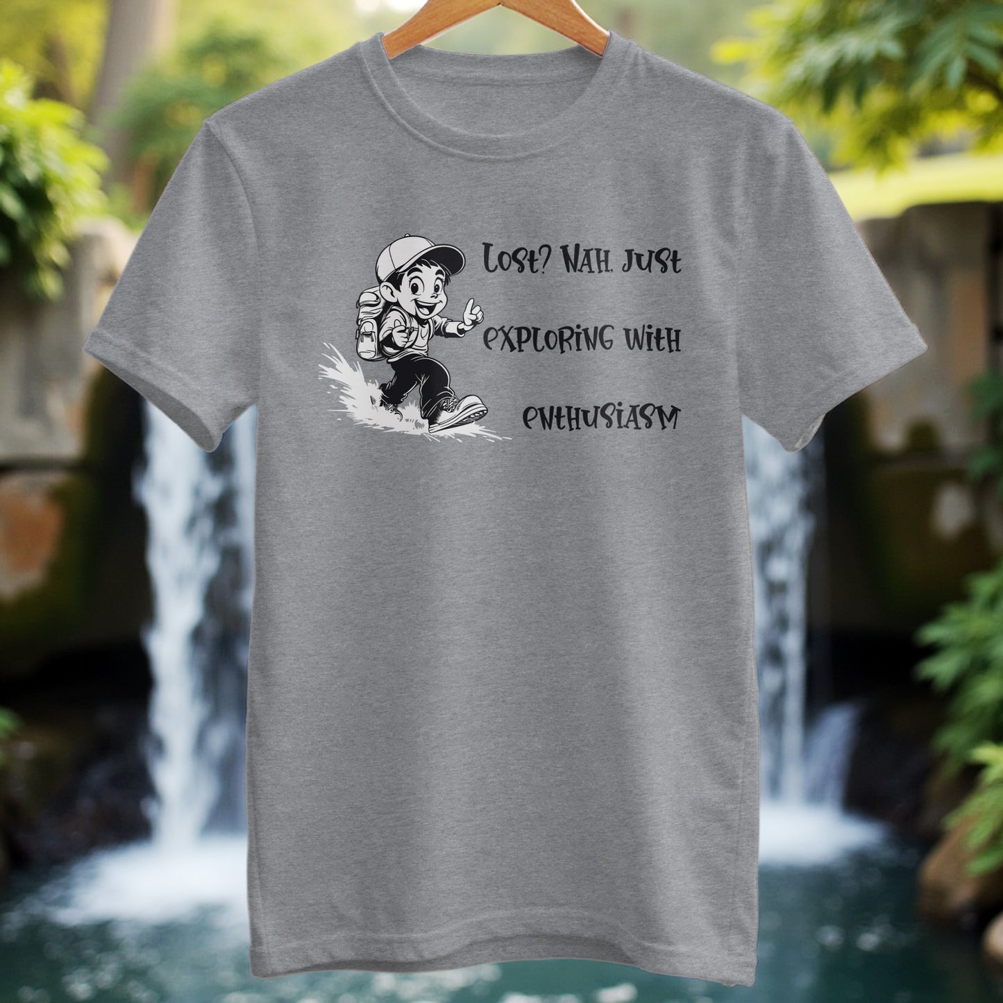 Explore With Enthusiasm T-shirt - Trailblaze Shirts
