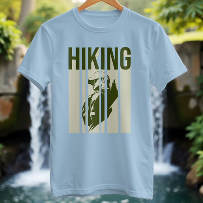 HIKING in modern style design T-shirt - Trailblaze Shirts