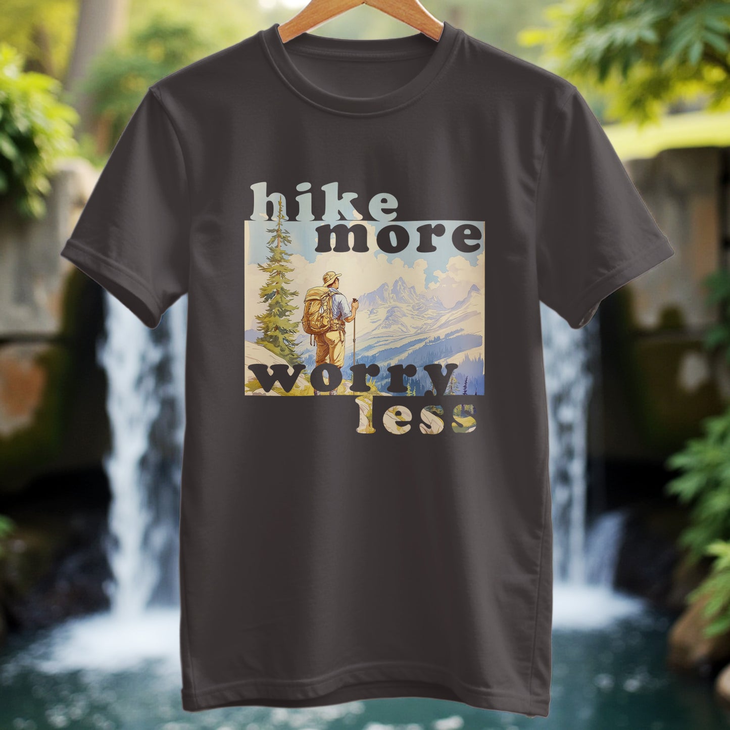 Hike More Worry Less T-shirt - Trailblaze Shirts
