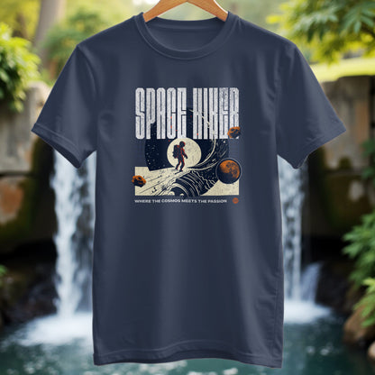 Space Hiker Abstract T-shirt - Trailblaze Shirts