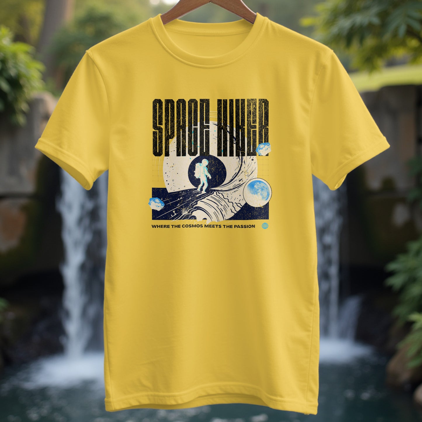 Space Hiker Abstract T-shirt - Trailblaze Shirts