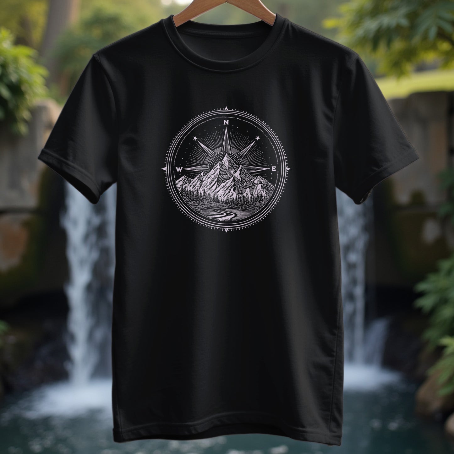 Ancient Style Compass T-Shirt - Trailblaze Shirts
