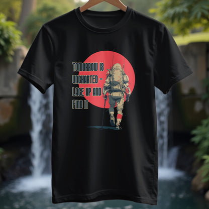 Futuristic Hiker T-Shirt - Trailblaze Shirts
