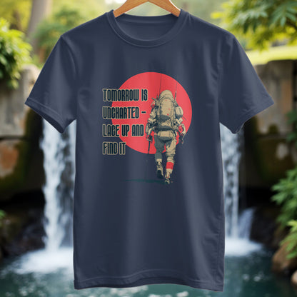 Futuristic Hiker T-Shirt - Trailblaze Shirts