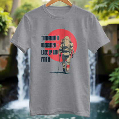 Futuristic Hiker T-Shirt - Trailblaze Shirts