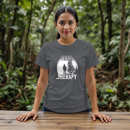Monochrome Trail Therapy T-Shirt - Trailblaze Shirts