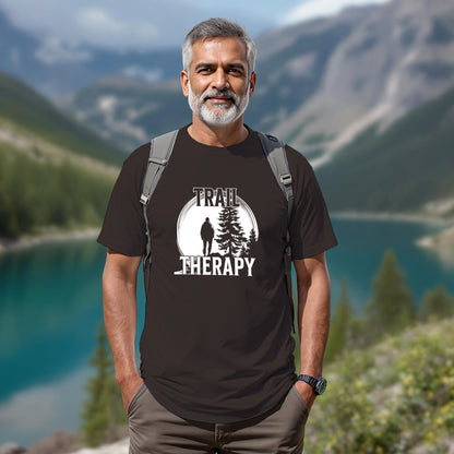 Monochrome Trail Therapy T-Shirt - Trailblaze Shirts