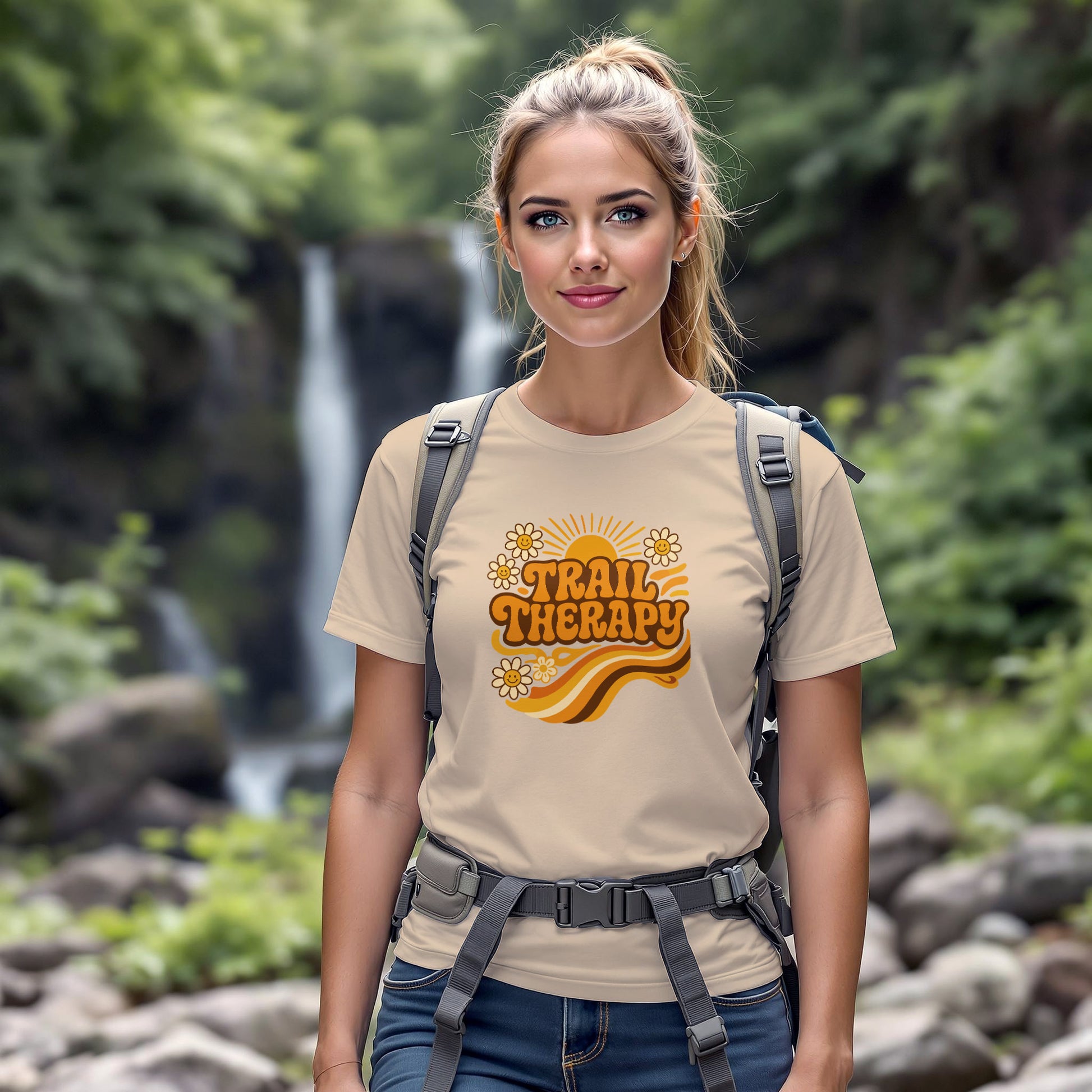 Trail Therapy Retro T-Shirt - Trailblaze Shirts