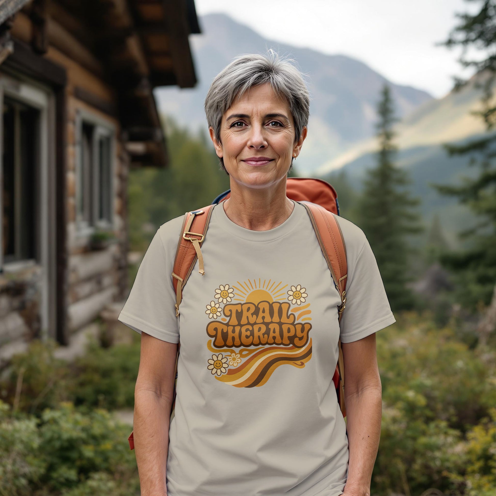 Trail Therapy Retro T-Shirt - Trailblaze Shirts